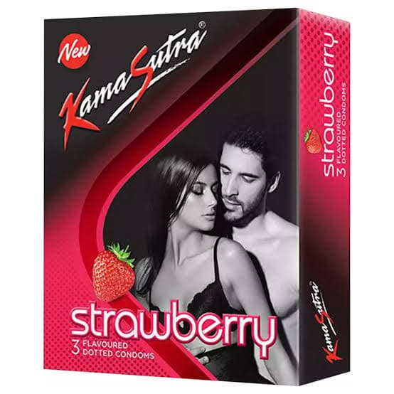 Kamasutra S.berry Dotted Condom