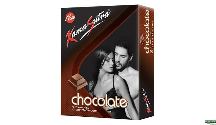 Kamasutra Chocolate Dotted Condom