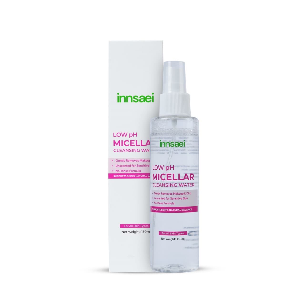 Innsaei Low pH Micellar Cleansing Water Uncented 150ml