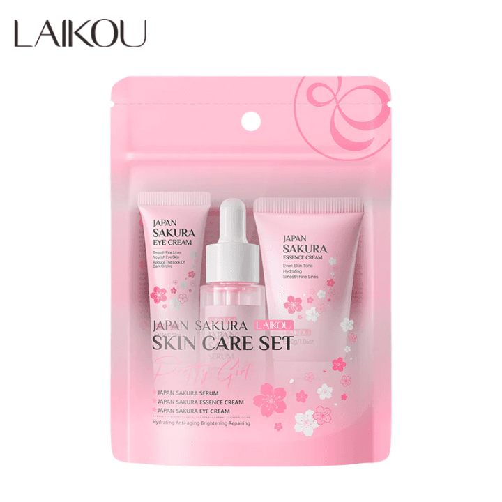 Laikou Sakura Skin Care Set 3Pcs