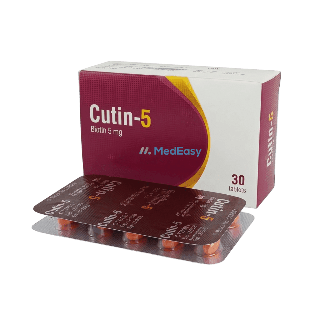 Cutin 5000 mcg Capsule strip
