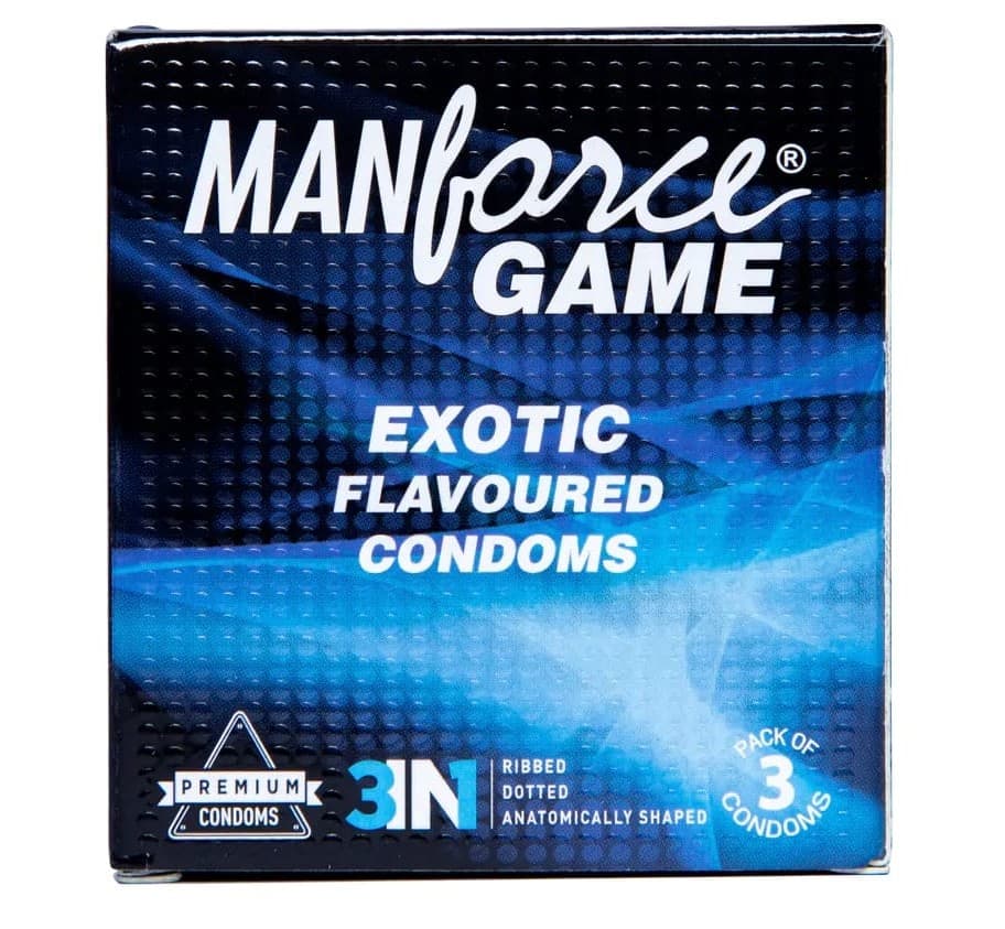 Manforce Game Condom Exotic Flavoured 3pc