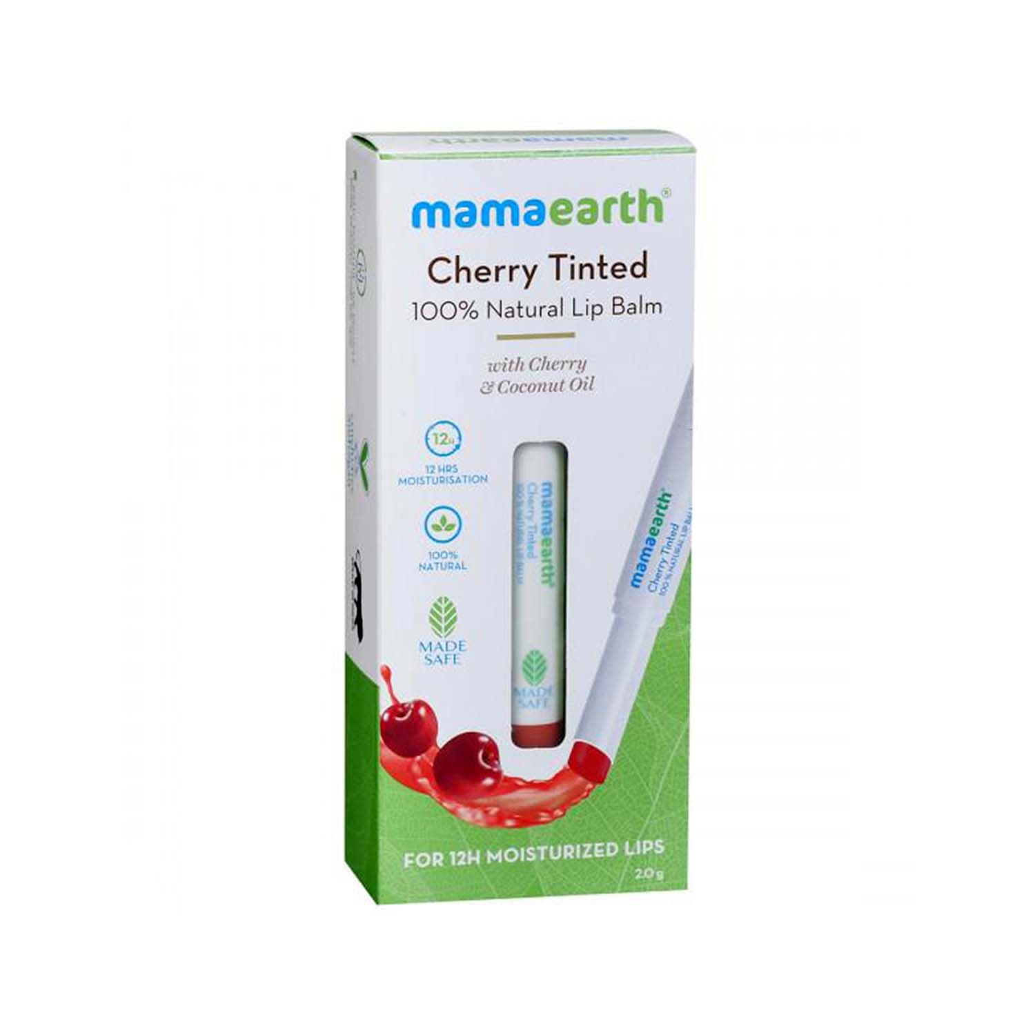 Mamaearth Cherry Tinted 100% Natural Lip Balm 2gm