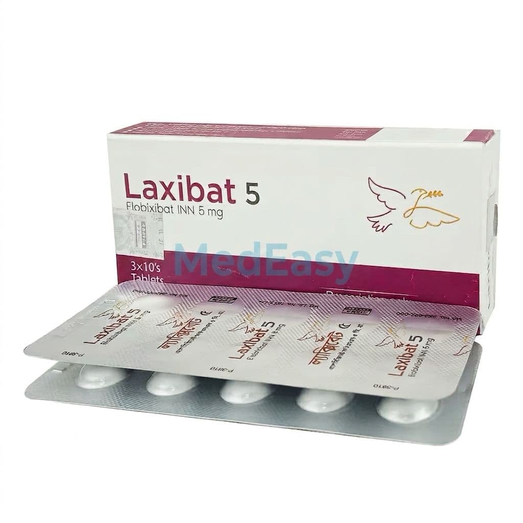 Laxibat 5 mg Tablet strip
