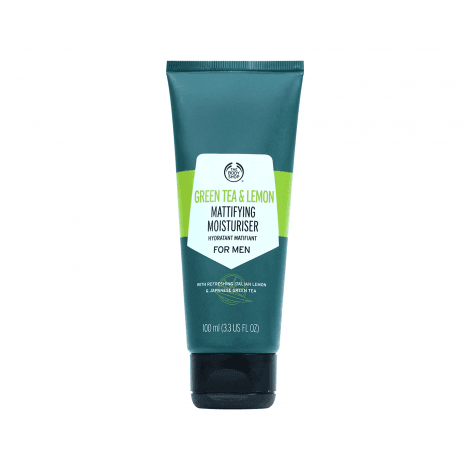 The Body Body Green Tea & Lemon Mattifying Moisturiser For Men 100ml