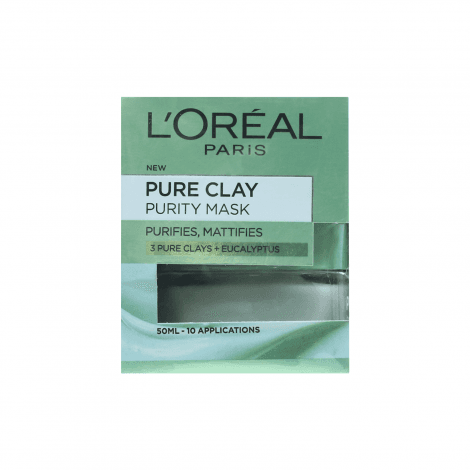 Loreal Paris 3 Pure Clays and Eucalyptus Purity Mask 50ml