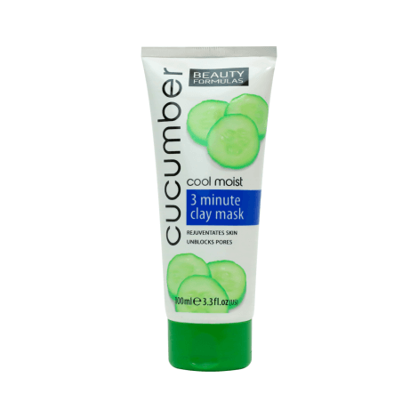 Beauty Formulas Cucumber 3 minute clay Mask 100ml