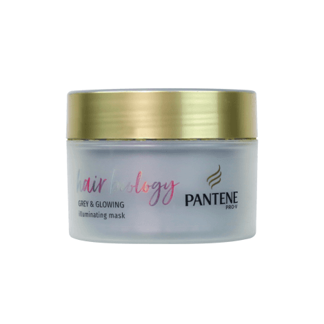 Pantene Hair Biology Grey & Glowing Illuminating Mask 160ml