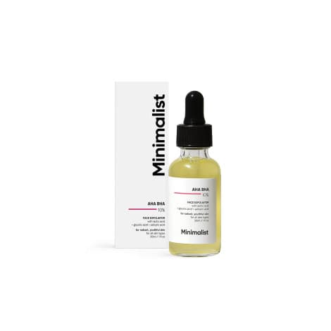 Minimalist AHA BHA 10% Face Exfoliator 30ml