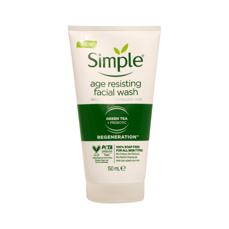 Simple Regeneration Age Resisting Facial Wash 150 ml