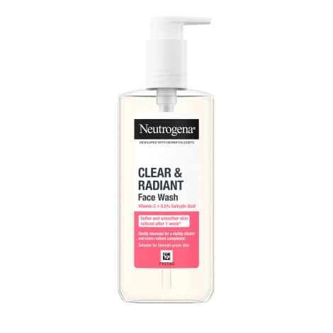 Neutrogena Clear & Radiant Face Wash for Normal Skin 200ml (NEW FORMULA)