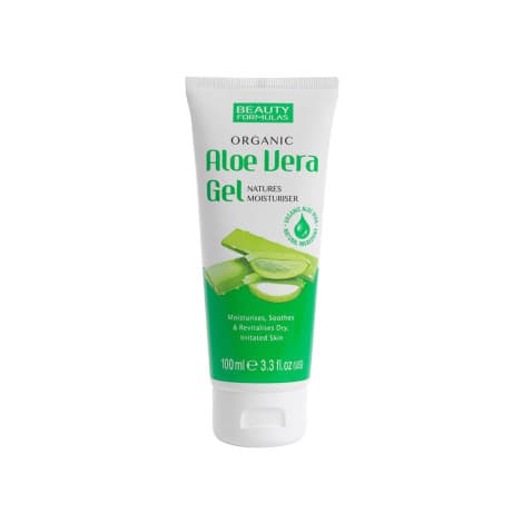 Beauty Formulas Organic Aloe Vera Gel Natures Moisturiser 100ml