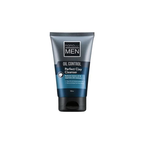 Nano White Men Oil Control Perfect Clay Cleanser 100ml