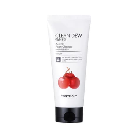 Tonymoly Clean Dew Acerola Vitality Foam Cleanser 180ml