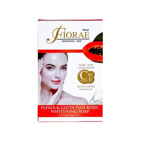 Fiorae Papaya & Gluta Plus Kojic Whitening Soap 165g