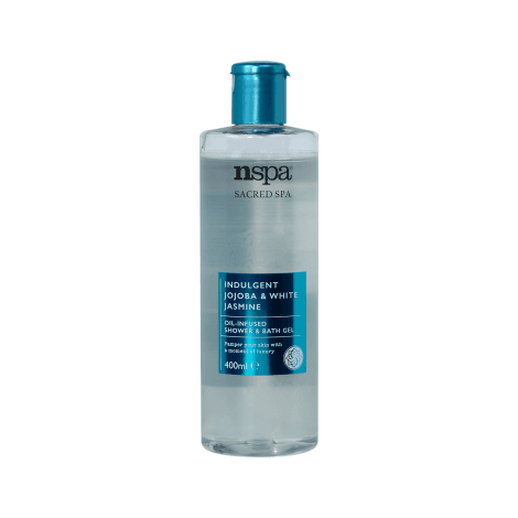 Nspa Sacred Spa Indulgent Jojoba & White Jasmine Bath And Shower Gel 400ml