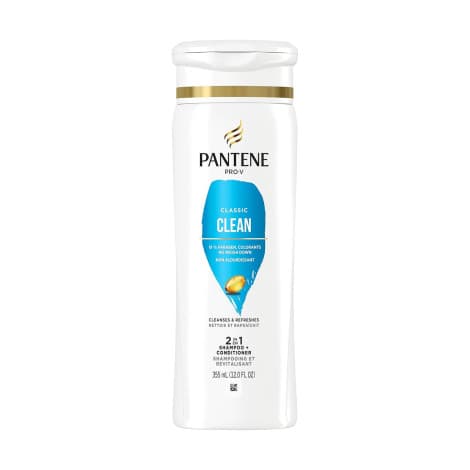 Pantene Pro-V Classic Clean Cleanses & Refreshes 2in1 Shampoo + Conditioner 355ml