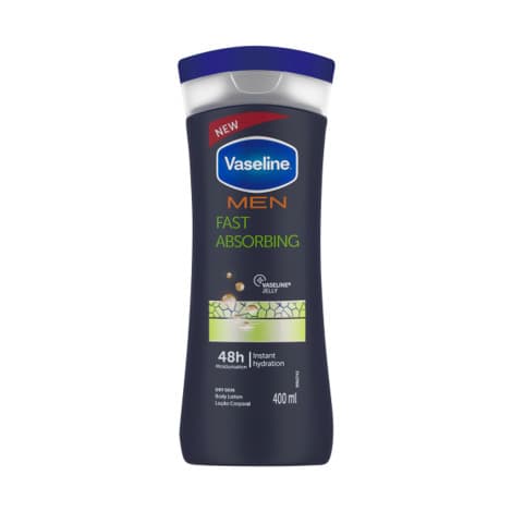 Vaseline Men Fast Absorbing Instant Hydration Body Lotion 400ml