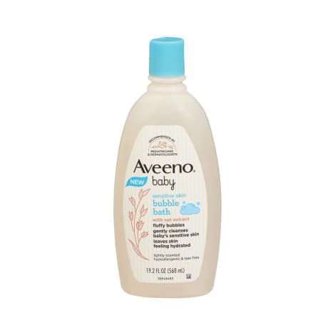 Aveeno Baby Sensitive Skin Bubble Bath 568ml