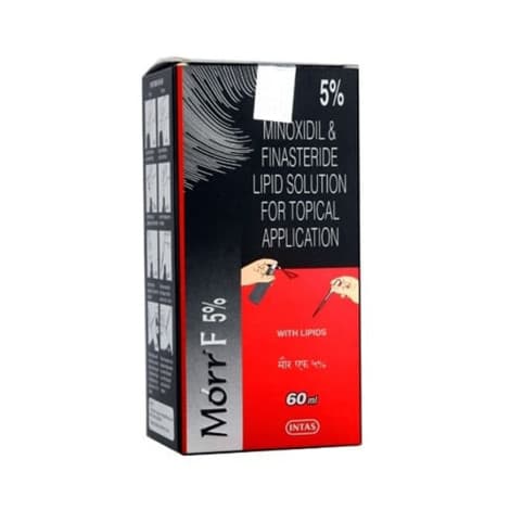 Morr F 5% Minoxidil & Finastride Lipid Solution For Topical Application 60ml