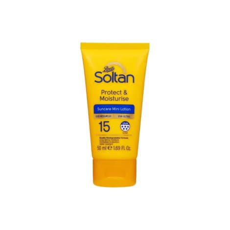 Boots Soltan Protect & Moisturise Mini Lotion 50+ 50ml