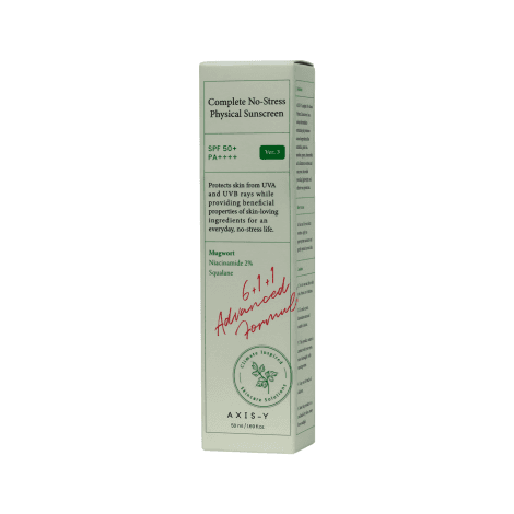 Axis-Y Complete No-Stress Physical Sunscreen SPF50 50ml