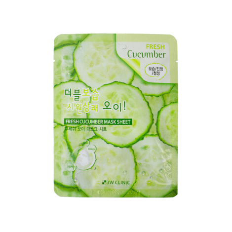 3W Clinic Fresh Cucumber Mask Sheet 23g