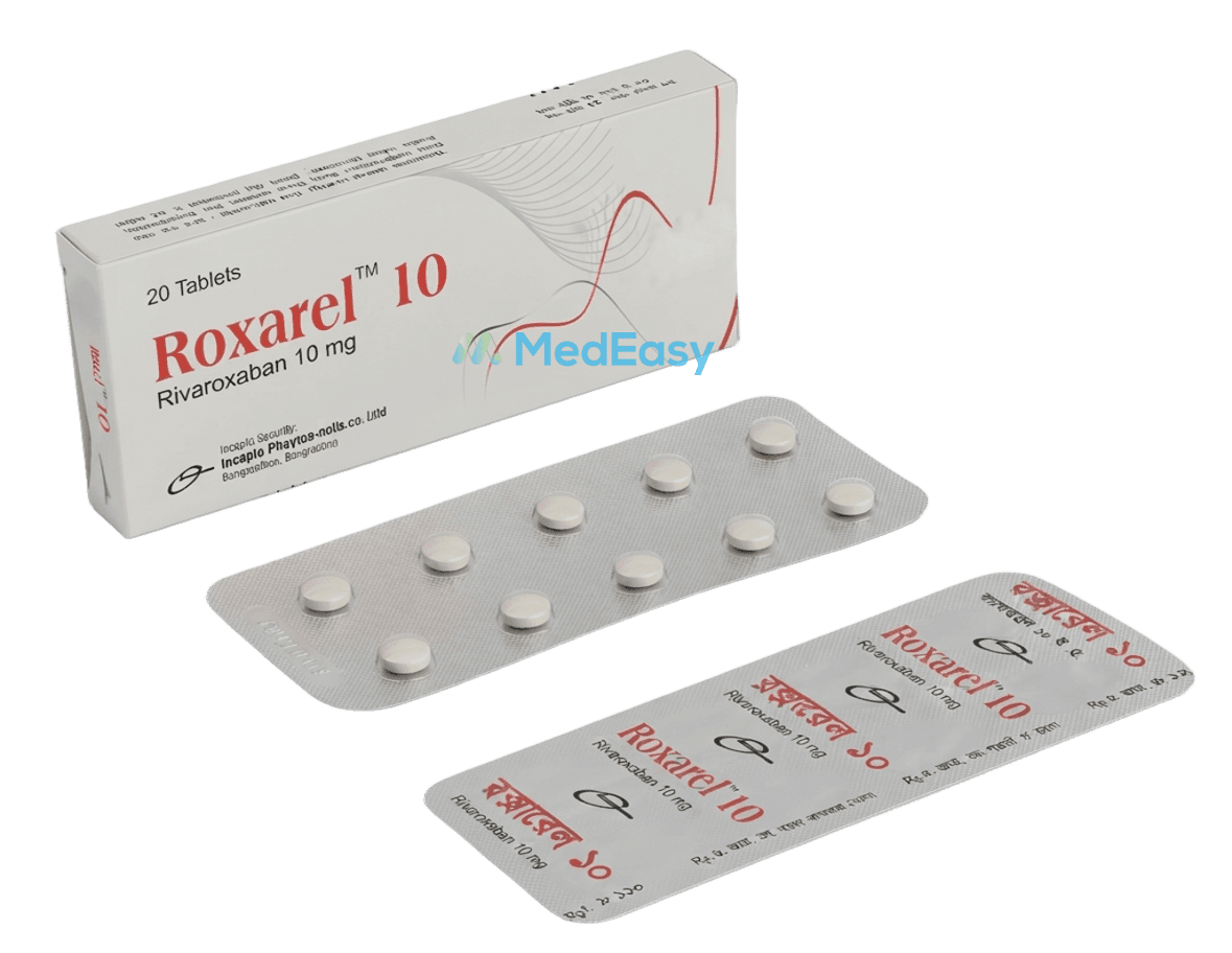 Roxarel 10 mg Tablet strip