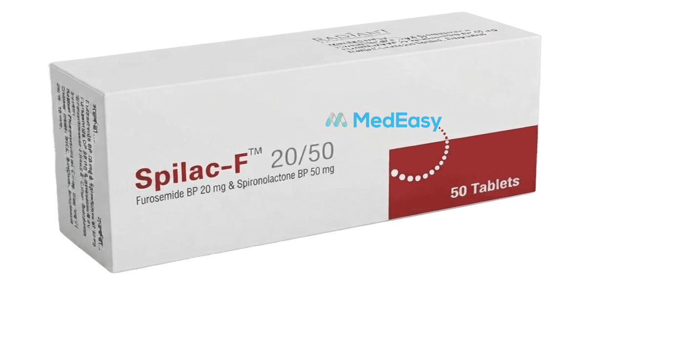 Spilac-F 20 mg+50 mg Tablet strip