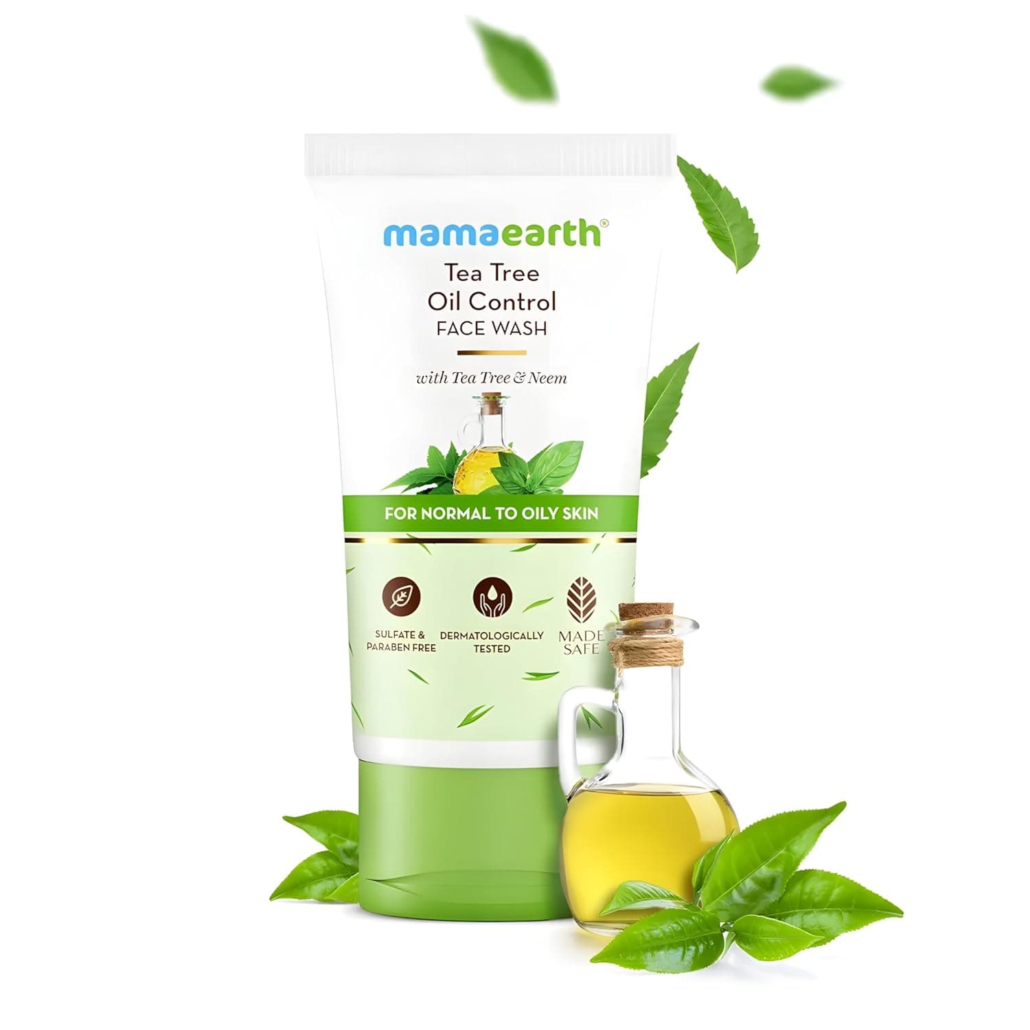 Mamaearth Tea Tree Face Wash with Neem for Acne & Pimples 100ml