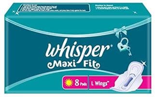 WHISPER MAXI FIT SANITARY NAPKIN