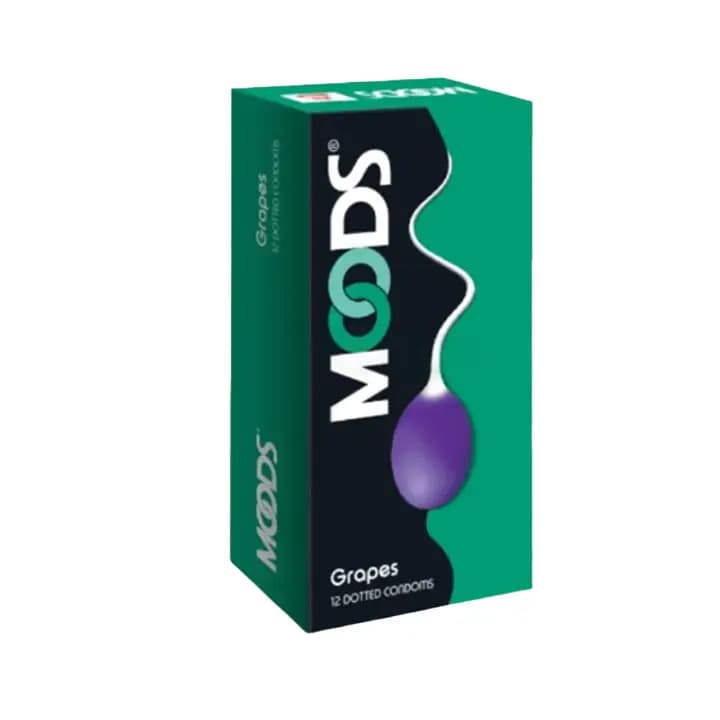 Moods Grapes Dotted Condom 12pc