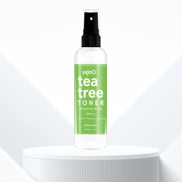 SkinO Tea Tree Toner With (Light AHA, BHA,PHA) for All Skin Types 100ml