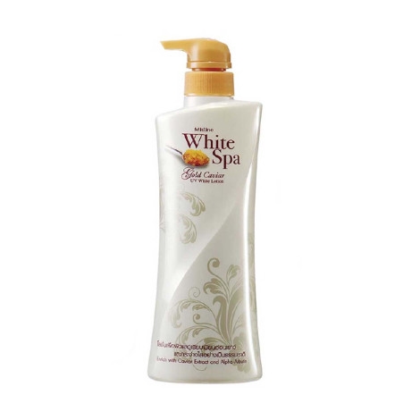 Mistine White Spa Gold Caviar UV White Body Lotion for All Skin Types 400ml