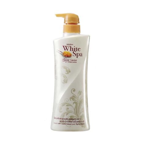 Mistine White Spa Gold Caviar UV White Body Lotion for All Skin Types 400ml