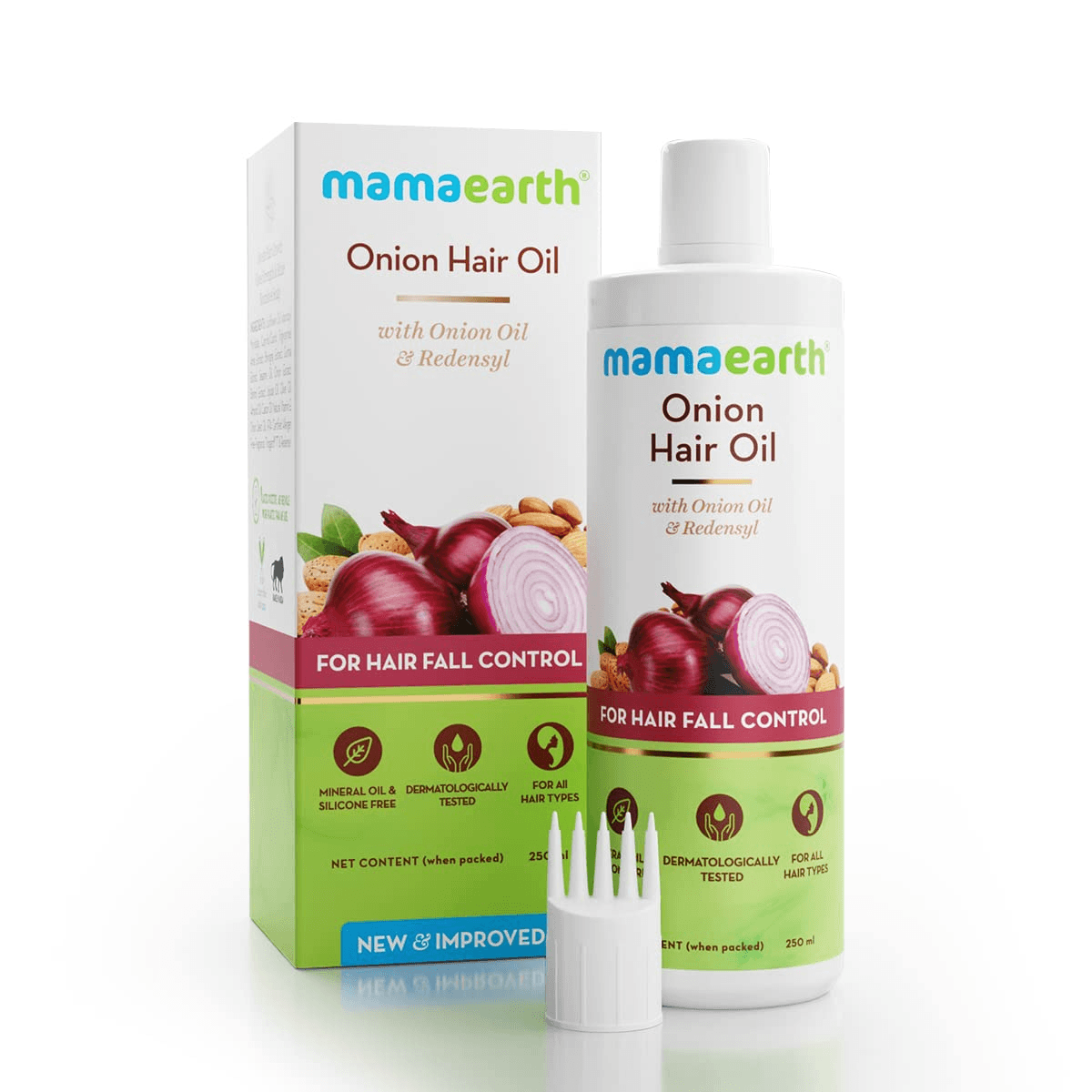 Mamaearth Onion Hair Oil with Redensyl for Hair Fall Control 250ml