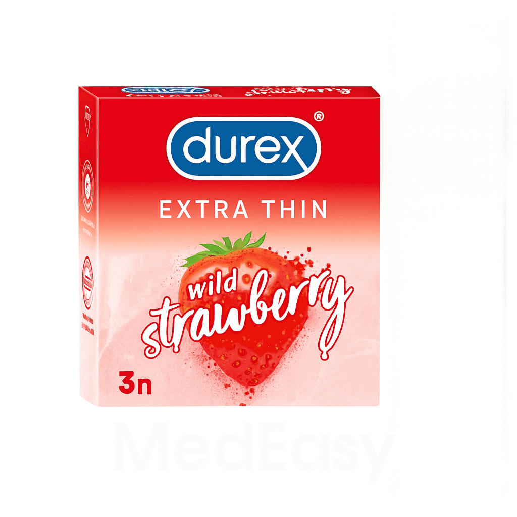 Durex Wild Strawberry Extra Thin (Indian)