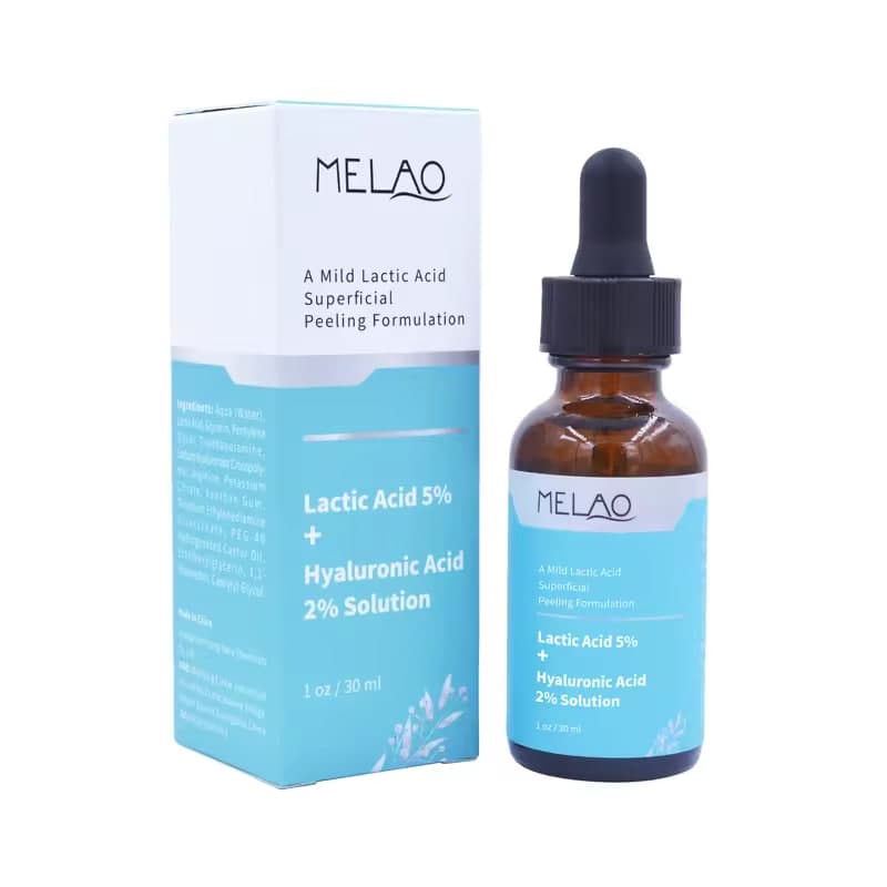 Melao Lactic Acid 5% + Hyaluronic Acid 2% Solution 30ml