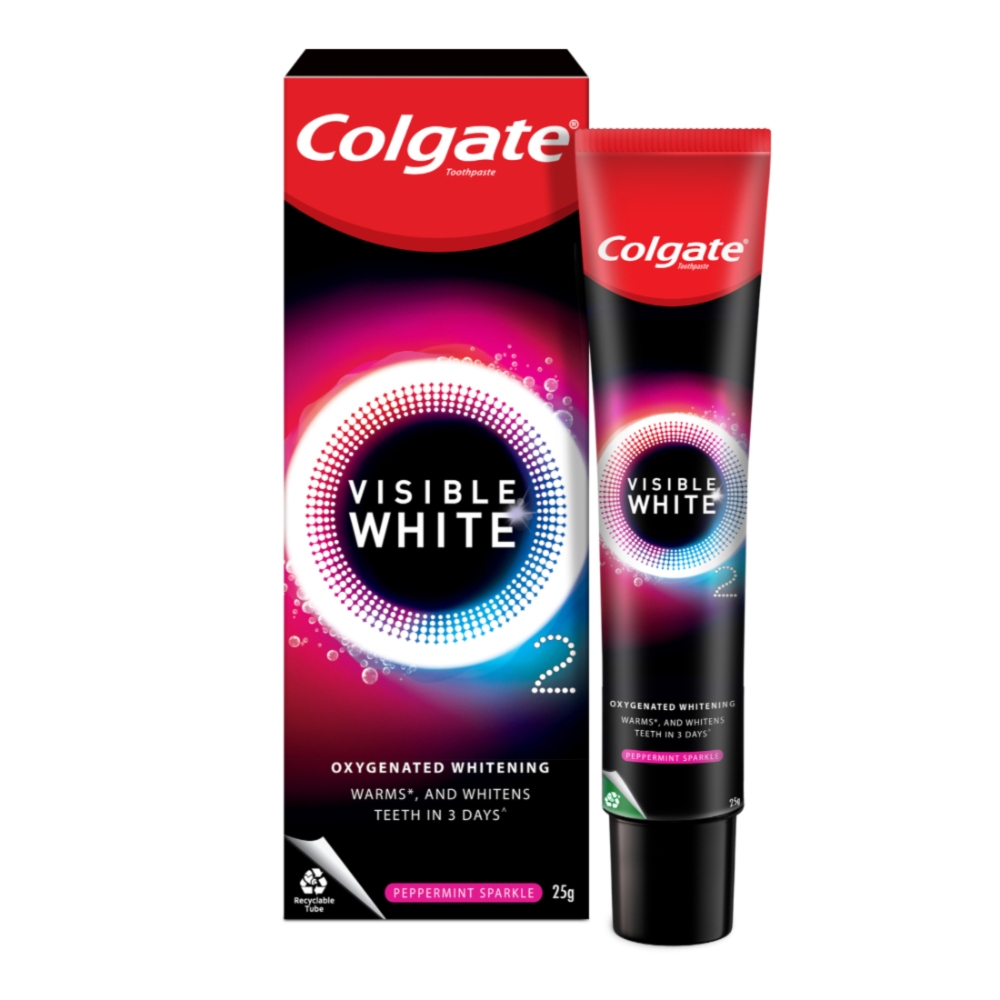 Colgate Visible White 02 Peppermint Sparkle Toothpaste
