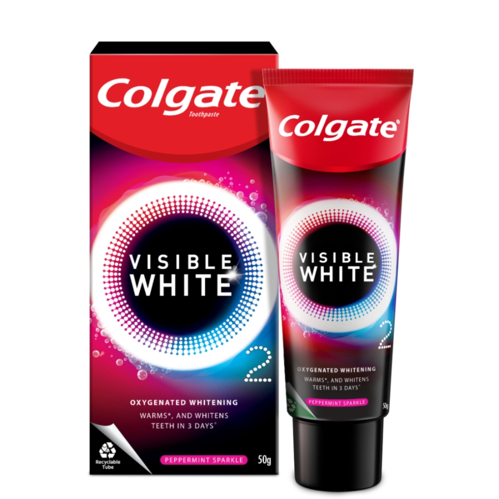 Colgate Visible White 02 Peppermint Sparkle Toothpaste