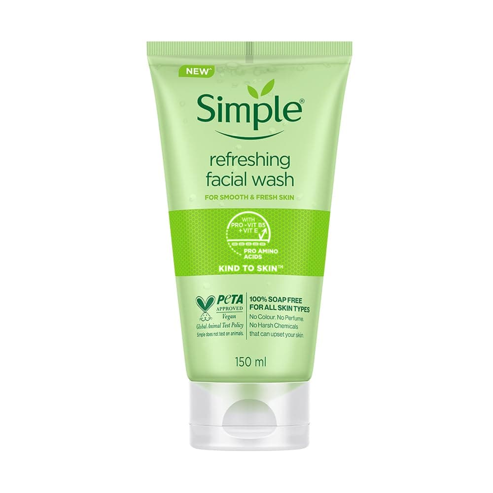 Simple Refreshing Facial Wash Kind To Skin 150ml