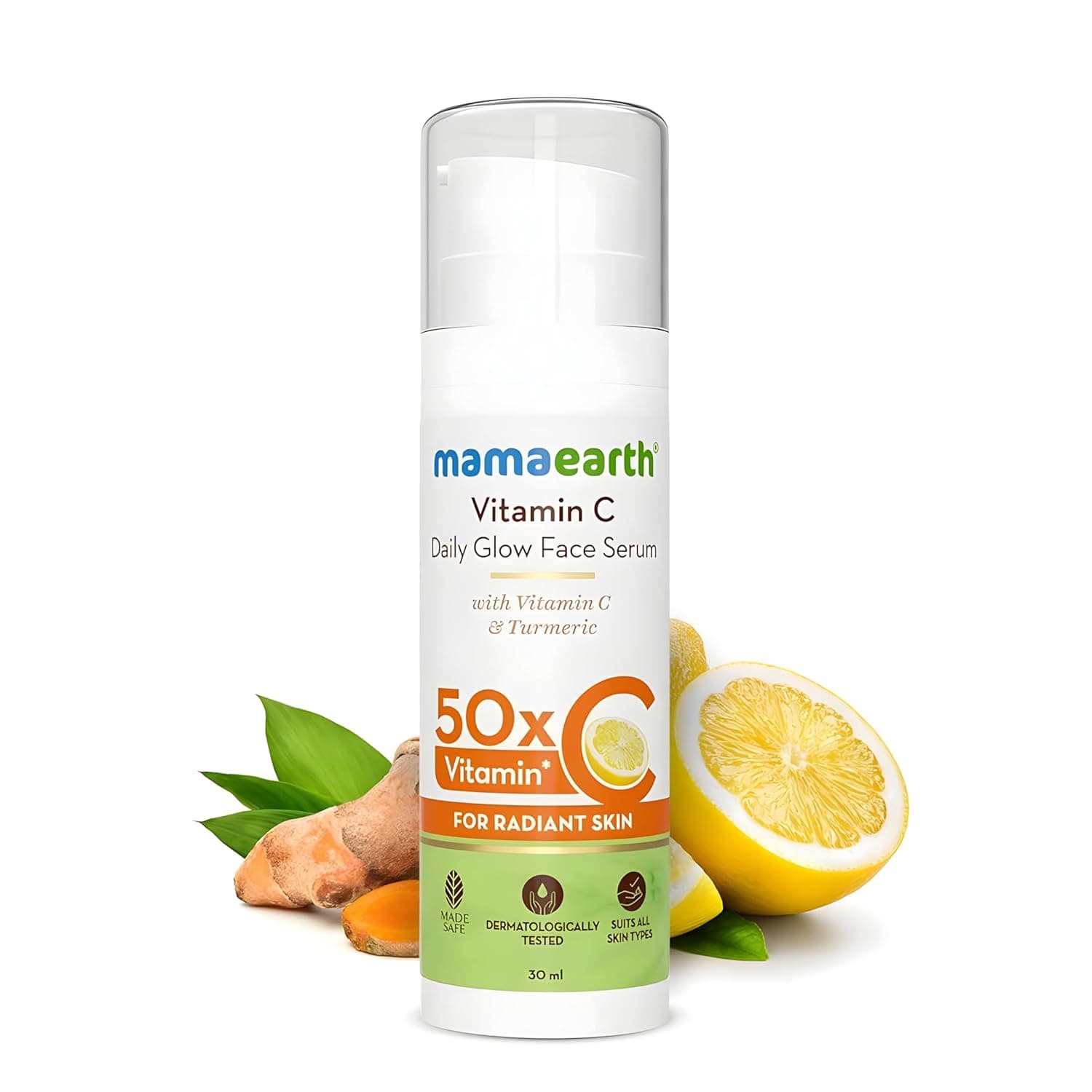 Mamaearth Vitamin C Daily Glow Face Serum with Turmeric 30ml