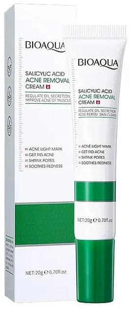 Bioaqua Salicylic Acid Acne Removal Cream for Repairing Pores 20g