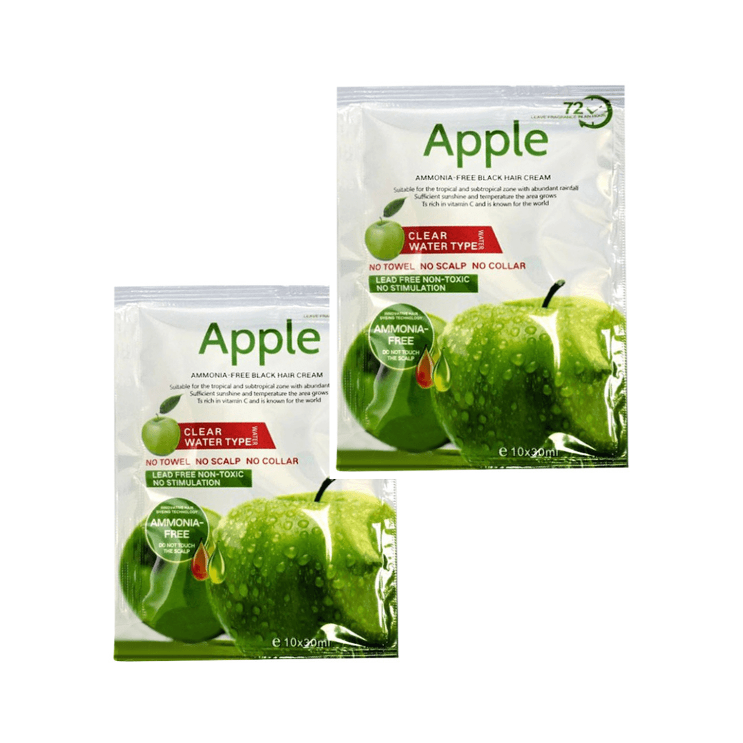 Apple Colour Shampoo Black 30ml 2pc Combo