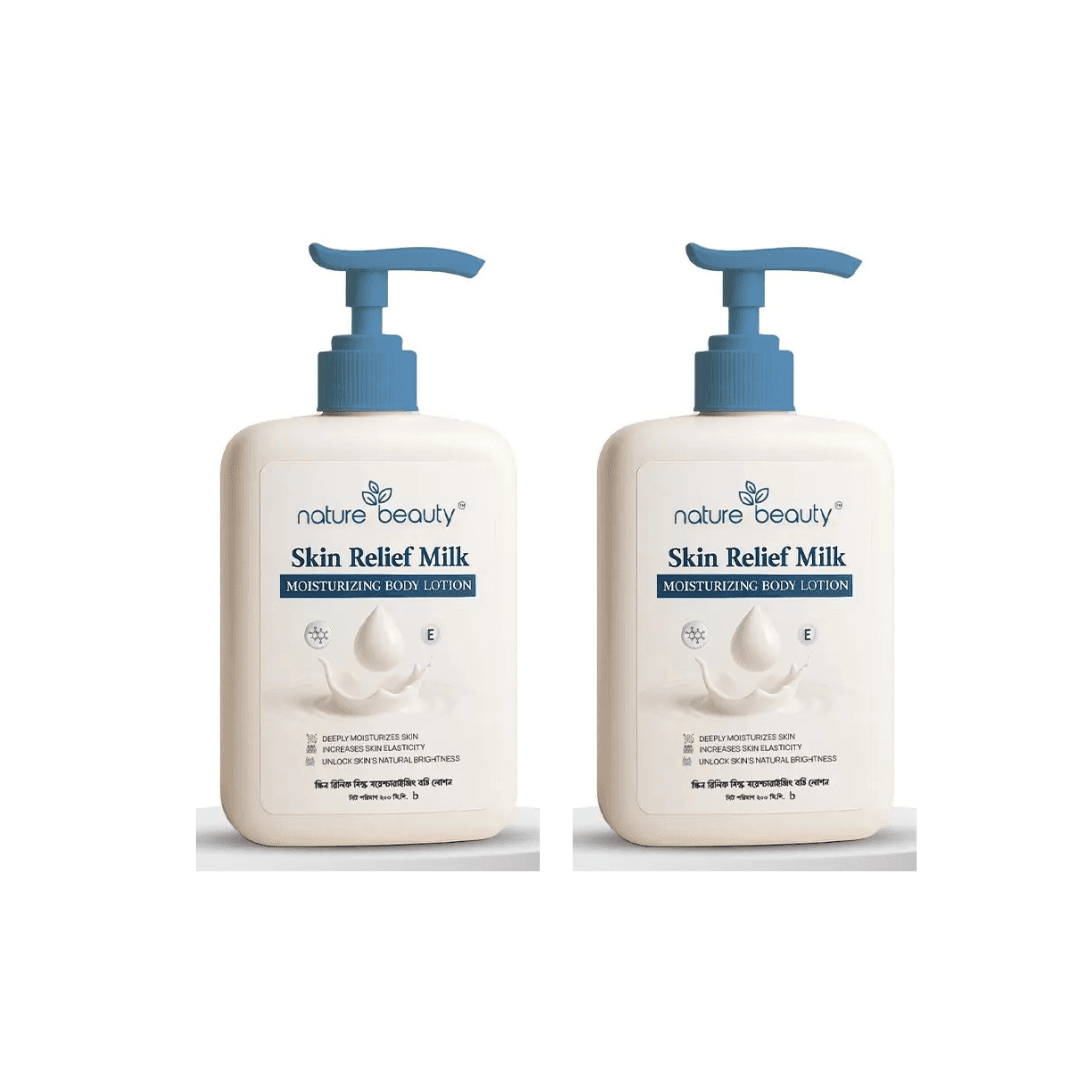Nature Beauty Skin Relief Milk Moisturizing Body Lotion for All Skin Types 200ml Buy 1 Get 1