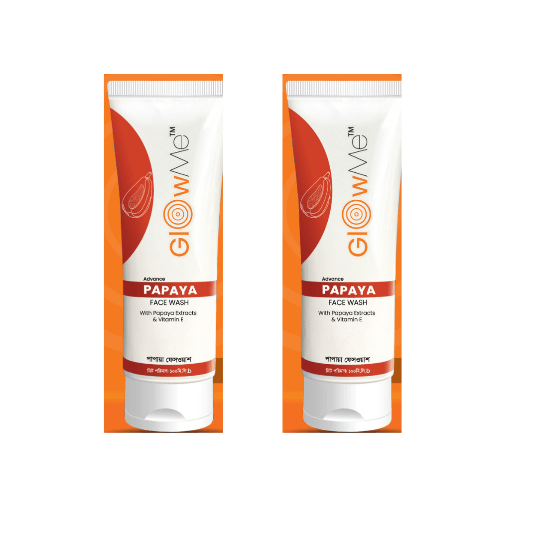 Glow Me Papaya Extract Face Wash with Vitamin E 100ml Buy 1 Get 1