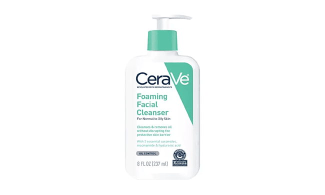Cerave Foaming Facial Cleanser for Normal To Oily Skin