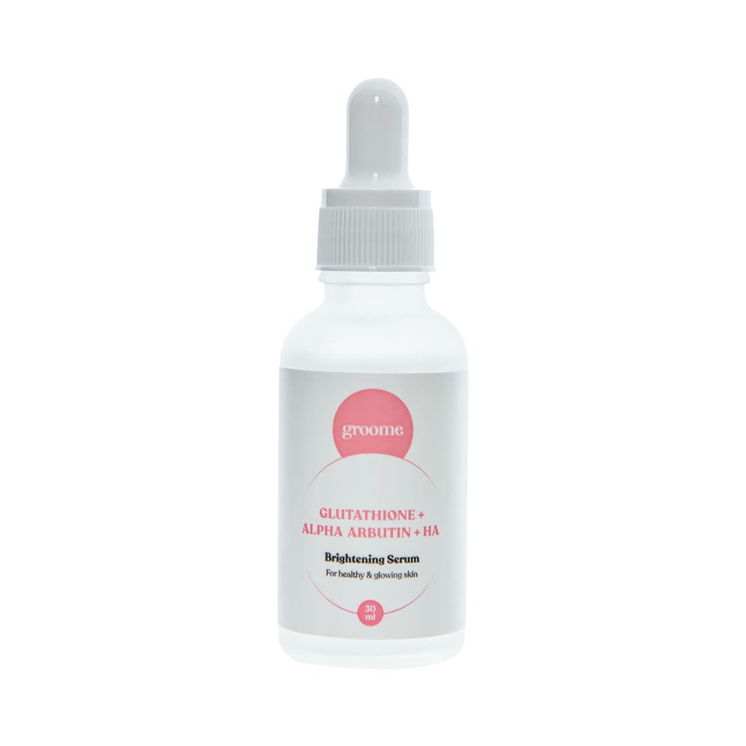 Groome Glutathione + Alpha Arbutin +HA Brightening Serum 30ml