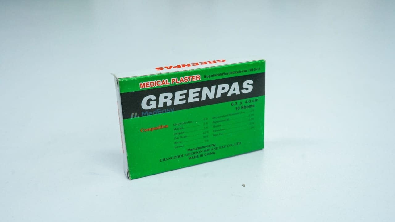 Headache Relief Plaster (GreenPas)
