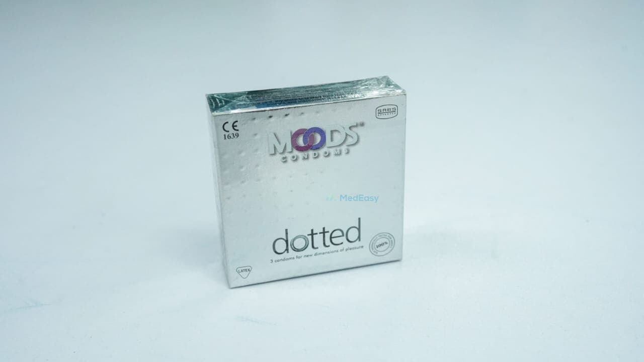 Moods Dotted Condom 3pc